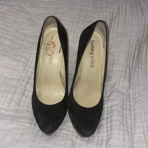 Luxury Rebel Wedge Platform Shoes Black Super Cute Trendy Size 37 or 7